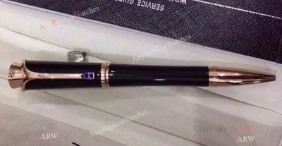 Replica Mont Blanc Princess Monaco Black Ballpoint Pen AAA